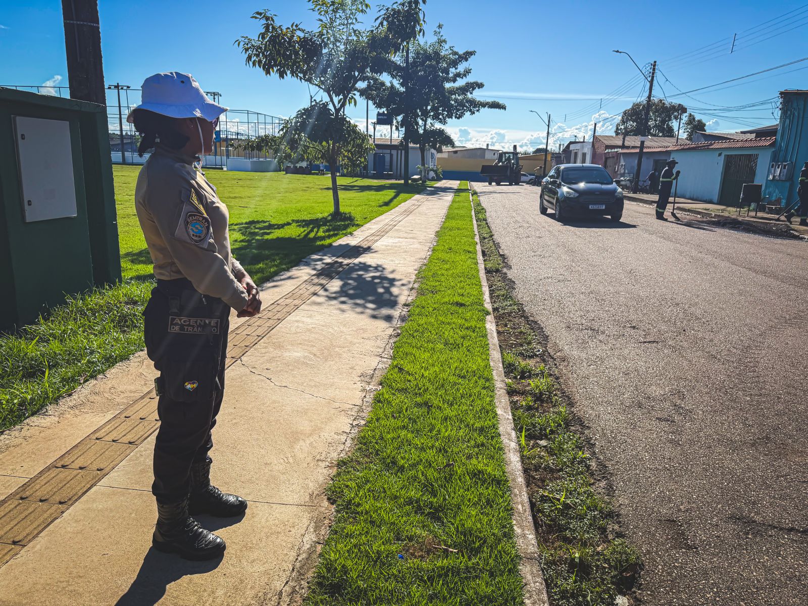 Trânsito reforçado na Praça Abobrão para festa das mães