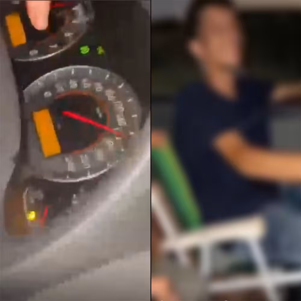 Rolim de Moura: carro a 140 km/h e “cadeira de praia”